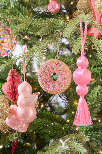 Details of Christmas decorations